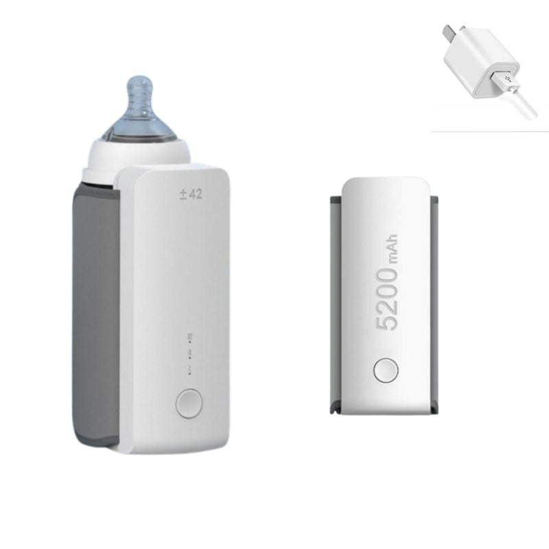 2022 scalda biberon portatile da viaggio USB ricaricabile biberon  riscaldatore termostato con biberon e distributore di latte in polvere -  AliExpress