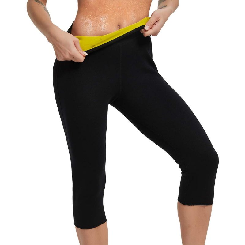 Pantalon de Sudation Femme - Fitness - Noir - Taille L - Tissu