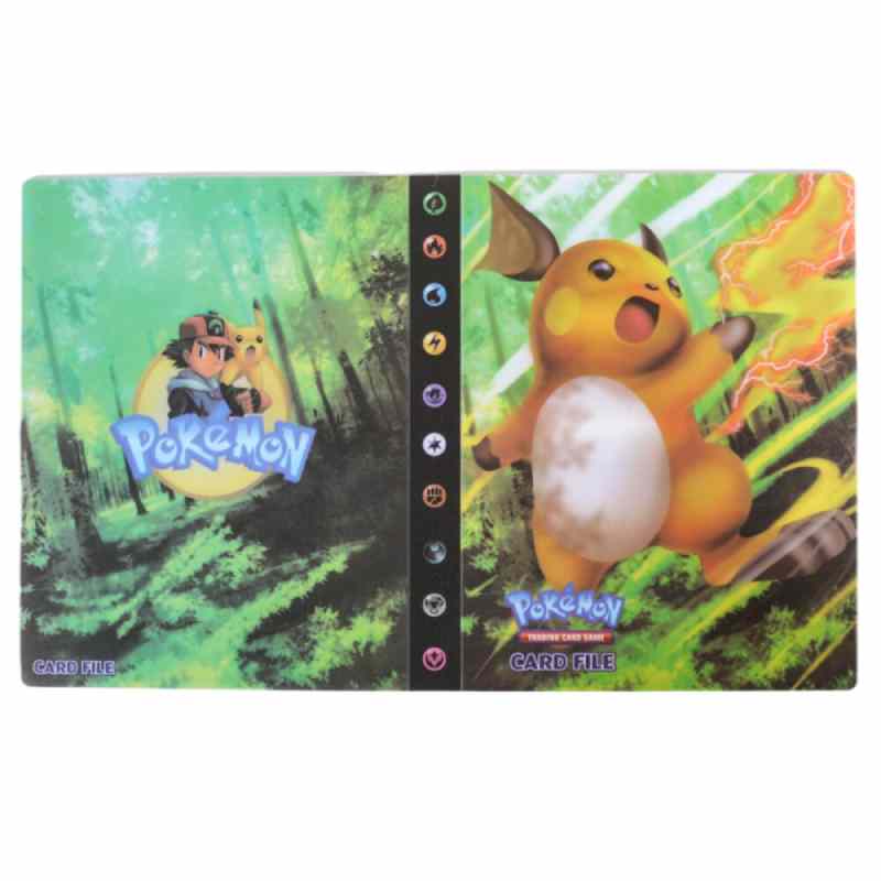 Classeur Carte Pokémon : Pikachu & Lucario