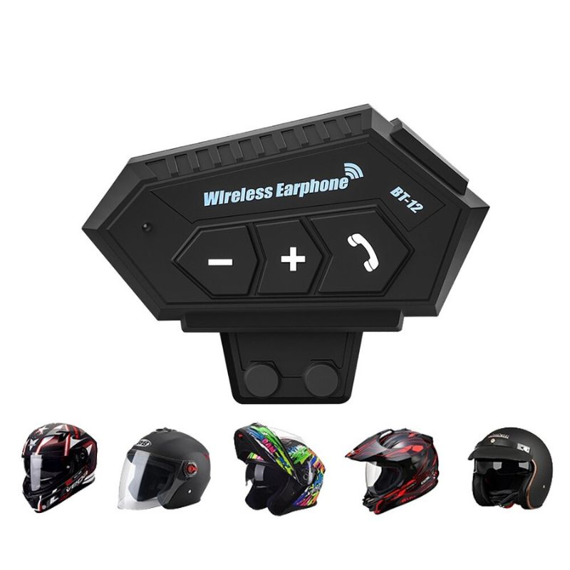 Écouteur sans fil pour casque de moto avec micro