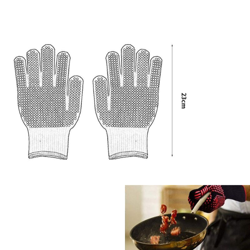 Anti-chaleur jusqu'à 500 °C : gants de protection élastiques avec profil  antidérapant - Hagen Grote GmbH