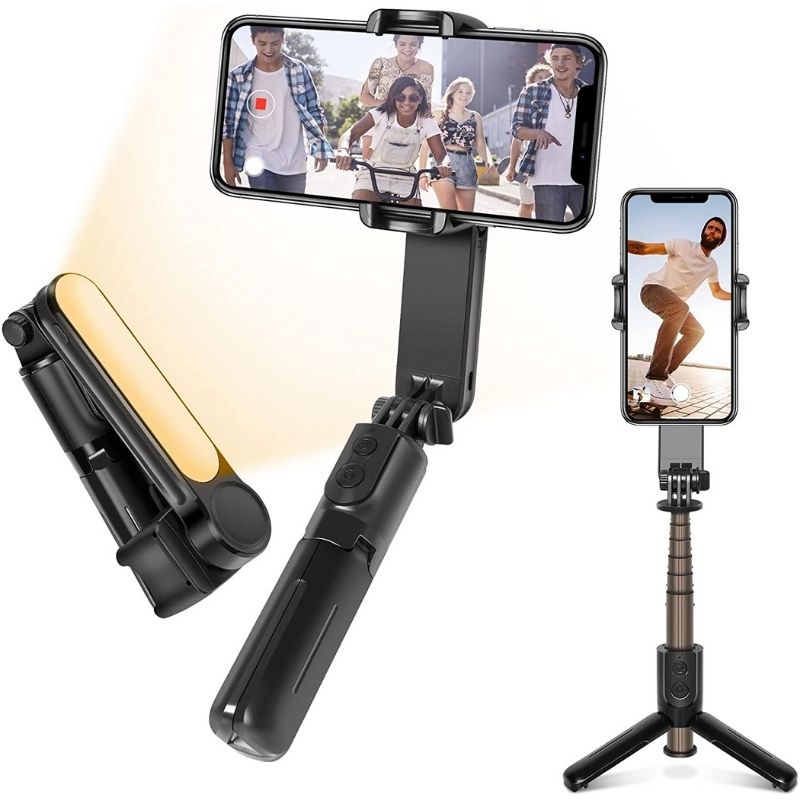 Stabilisateur CABLING ®perche selfie stabilisateur, portatif à 3