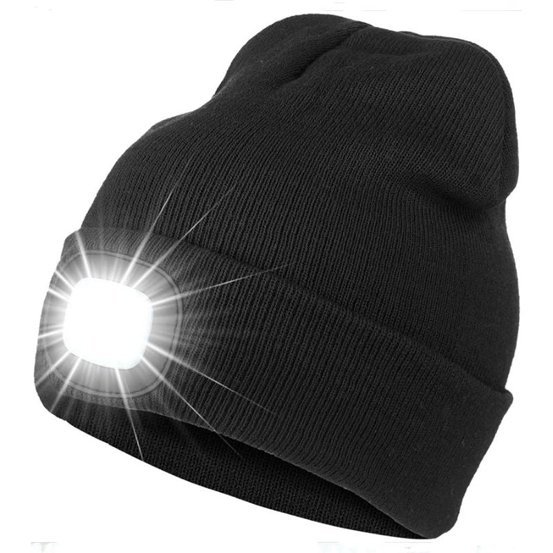 Bonnet avec lampe frontale – Fit Super-Humain