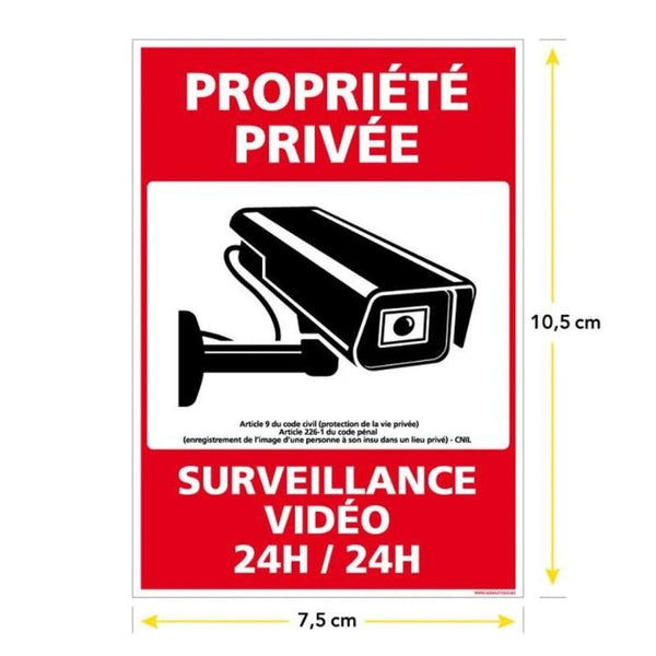 Panneau vidéo surveillance