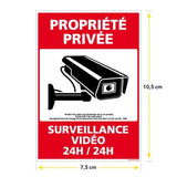 Panneau vidéo surveillance