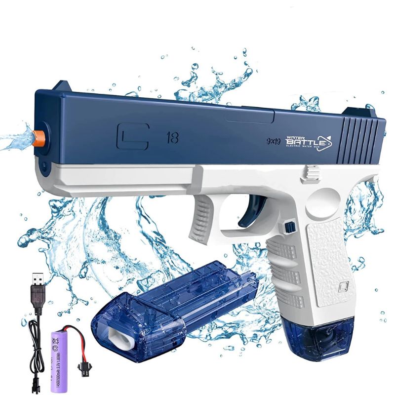 Pistolet à eau électrique assemblé avec son et lumière, pour les