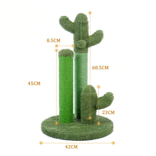 Arbre à chat en forme de cactus