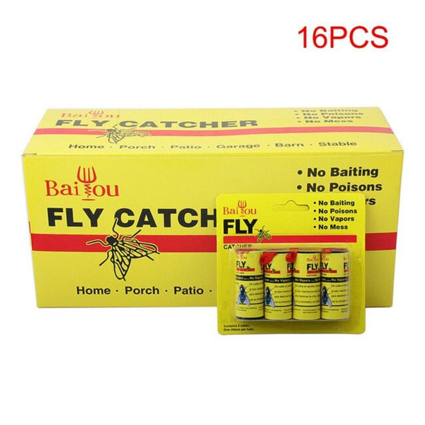 Premium Photo  Sticky tape for catching flies and other insects glue trap  for flies flycatcher