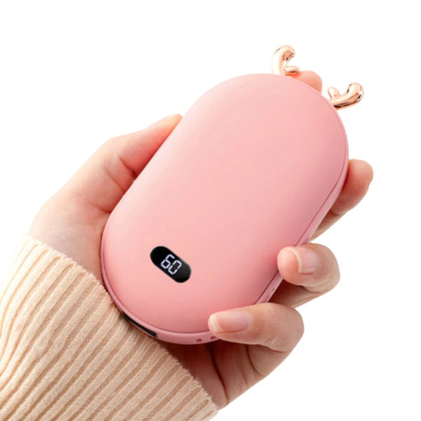 Réchauffe-mains Rechargeable USB Portable Numérique à Chauffage