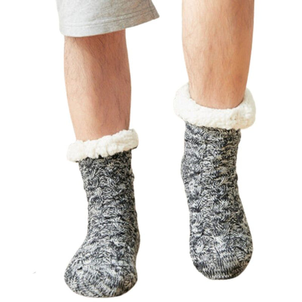 Nouvelles chaussettes d'hiver chaudes et épaisses pour femmes, chaussettes  de sommeil douces et épaisses pour chambre à coucher, intérieur en polaire