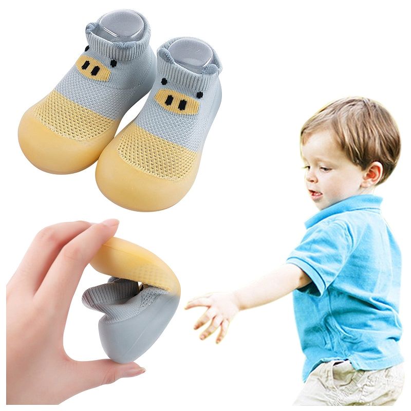 Chaussons-chaussettes antidérapants ELEPHANT par C2BB, spécialiste des  chaussures/chaussons/chaussettes pour bébés et enfants
