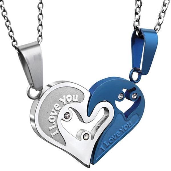 <tc>Couple Heart Necklace</tc>