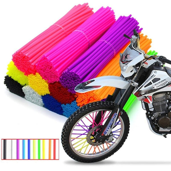 Couvre rayon Motocross de couleur Personnaliser vos jantes moto grâce aux  couvres rayons de couleur