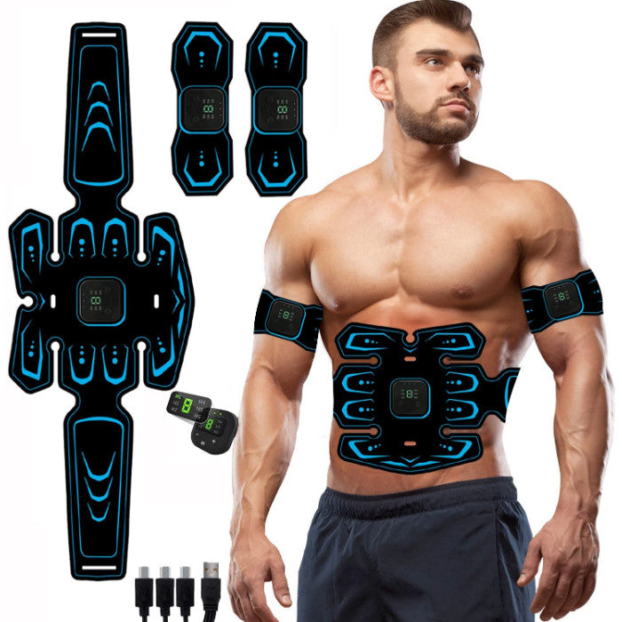 35 Pcs/Set EMS Musculaire Stimulateur, 6 Modes 10 Intensités  Electrostimulateur Musculaire Fessier/Abdos avec 20 Tampons de Gel, pour  Renforcer Les