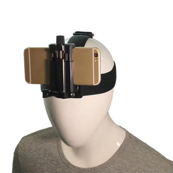 Arnés de pecho para teléfono móvil y soporte para correa para la cabeza