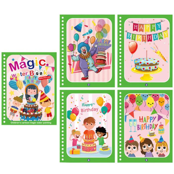 Livre d'eau magique avec stylo pour enfants de 2 à 4 ans,jouet éducatif  éducatif Montessori,livres de coloriage pour bébés - Type Transportation