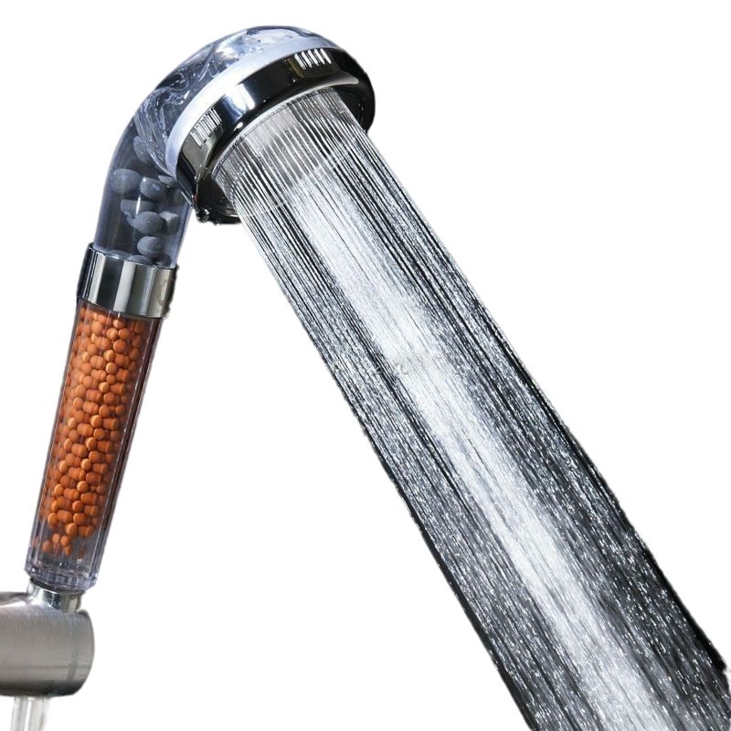 Pommeau de douche à économie d'eau sous pression Abs avec douche à main  chromée plaquée eau Booster Pommeau de douche Yt5108-A