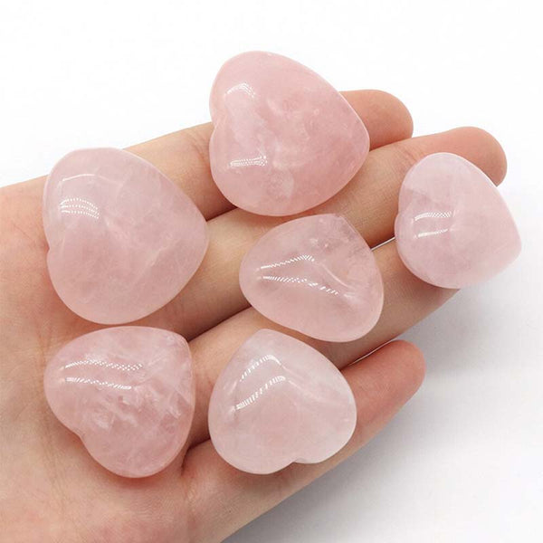 Cœur quartz rose