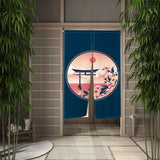 Rideau de porte japonais