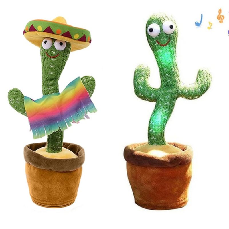 Le cactus dansant, le jouet de cactus parlant répétera ce que vous dites