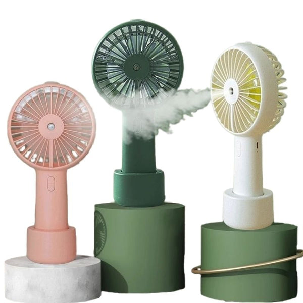 Airshi Ventilateur Brumisateur Portable Mist Lash Fan Noiseless Pour Le  Bureau