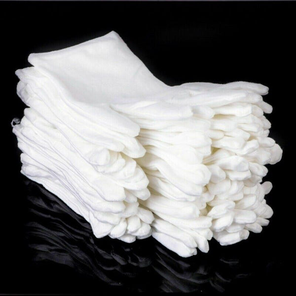 Gants blanc coton