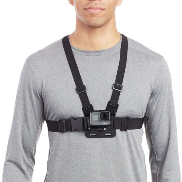 Clip de téléphone avec ceinture de poitrine Support de clip de téléphone  réglable avec support de fixation
