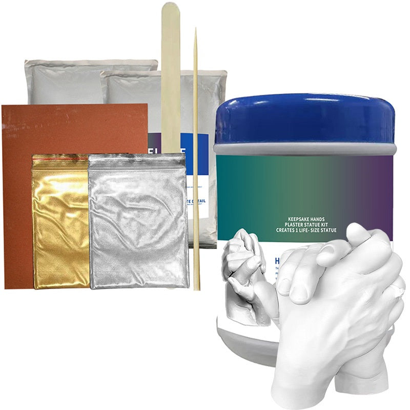 Kit de moulage à la main, Kit de moulage à la main, kit XL/ Set  d'empreintes de main