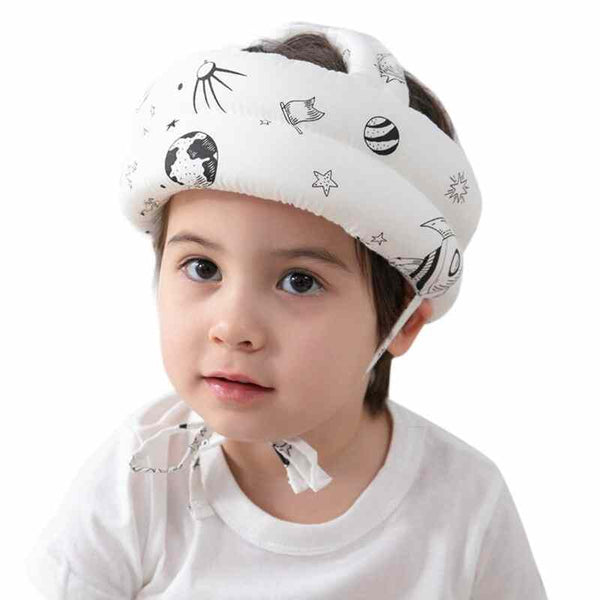 Casque de sécurité en coton pour bébé, chapeau de protection de la tête  pour la marche