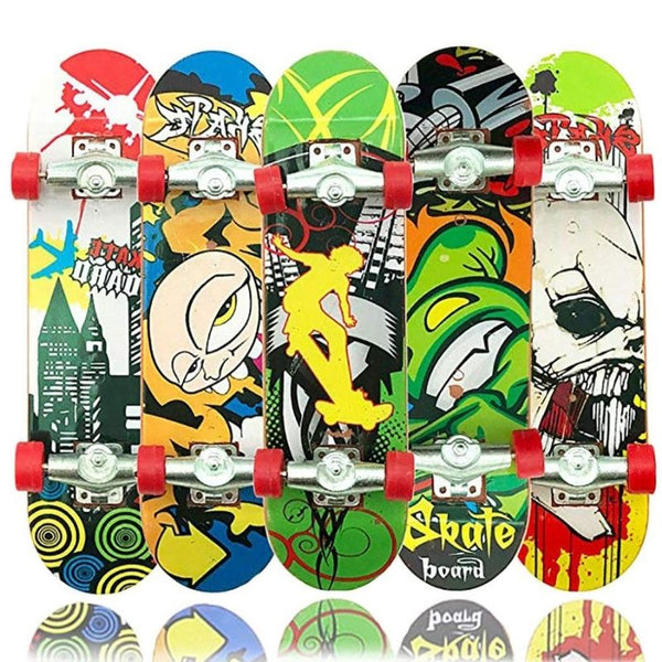 XTYaa Mini skateboard, mini skateboard à doigts et rampe - Kit de skate  pour doigt avec 1 doigt - Accessoire pour mini trottinette