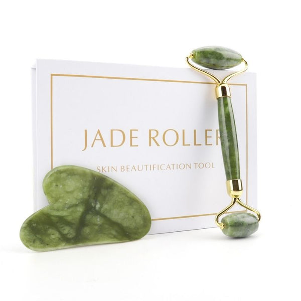 Rouleau pierre de jade visage