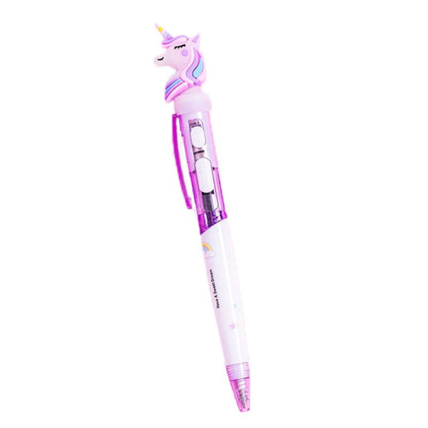 stylo licorne lumineux