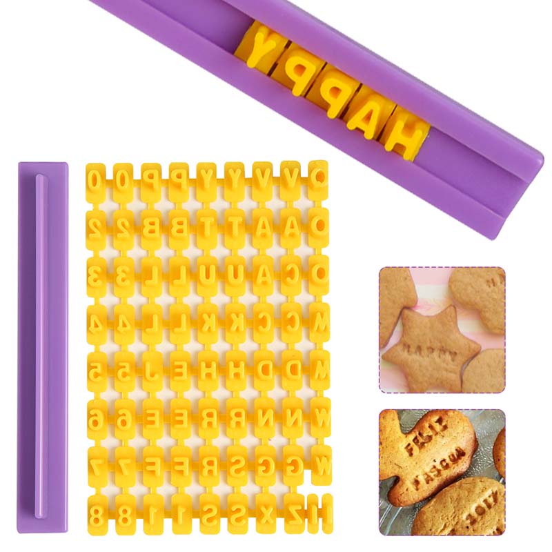 Tampon lettre biscuit