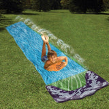 Inflatable slide mat