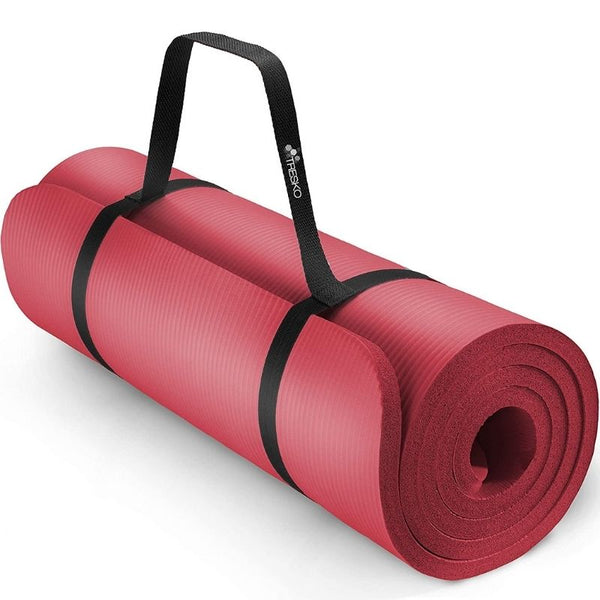 Tapis de sol en mousse pliable en 3 qualité premium pour Yoga et Gym