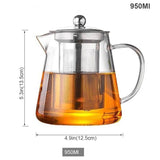 <tc>Glass teapot with infuser</tc>