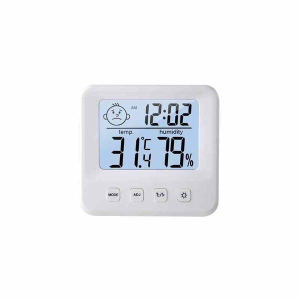 Réveil numérique - Thermomètre Chambre Bébé - Humidimètre